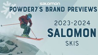 20232024 Salomon Skis and Boots Preview  Powder7 [upl. by Kentiggerma]