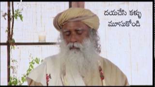 Meditation by sadguru in Telugu  Isha kriya 3 steps in meditation  dhyanam cheyadam ala [upl. by Leahcym]