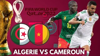 🔴🇩🇿🇨🇲 LIVE ALGERIE  CAMEROUN  BARRAGES MONDIAL 2022  MAHREZ  FOOTBALL  COUPE DU MONDE [upl. by Smeaj]