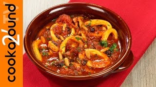 Calamari in tegame  Ricette veloci pesce [upl. by Lyrehs50]