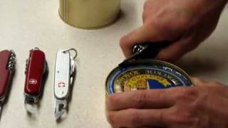 How to Correctly to use Victorinox amp Wenger Can Openers [upl. by Naghem]