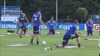 Schalke Training 07072014 [upl. by Ayotna979]