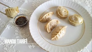 KORE YEMEĞİ  MANDU TARİFİ  KOREAN DUMPLINGS [upl. by Aelat561]