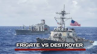 Frigate vs Destroyer  What is the Difference Between the Two Warships [upl. by Laenej]