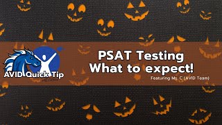 AVID Tips PSAT 2024  What to Expect [upl. by Shimkus174]