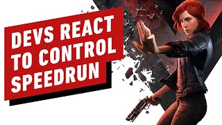 Control Developers React to 49 Minute Speedrun [upl. by Ahsiruam]