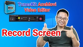 How to Record Screen with AceMovi Video Editor  Tutorial For Beginners [upl. by Carlyn]