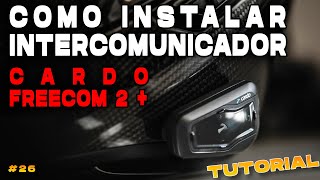 👨🏻‍🏫 TUTORIAL de Intercomunicador MOTO  CARDO FREECOM 2 PLUS [upl. by Cynara250]