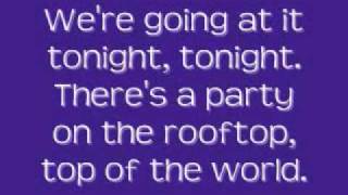 Hot Chelle Rae  Tonight Tonight Lyrics [upl. by Purdum]