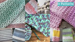 77 Free Chunky Crochet Blanket Patterns Bulky Yarn Projects [upl. by Atal309]