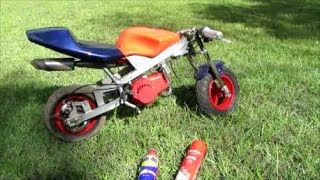 Pocket Bike BIG BORE CARBURETOR MOD [upl. by Gower]