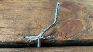 Making Bird feet for wood carving￼ [upl. by Ekusuy]