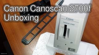 Canon Canoscan 2700f  Part 1 of x  Unboxing [upl. by Mccourt]