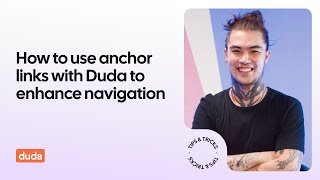 Tutorial How to Use Anchor Links with Duda to Enhance Navigation [upl. by Huntingdon579]