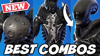 THE BEST COMBOS FOR NEW XENOMORPH SKIN IN SPACE SET  Fortnite [upl. by Henrieta34]