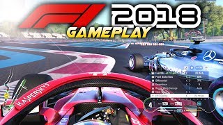 F1 2018 Exclusive Gameplay Race at FRENCH GP AGGRESSIVE AI F1 2018 Game Ferrari [upl. by Locke571]