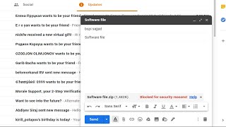How To Solve Blocked for security reasons Send zip rar exe File [upl. by Michelle]