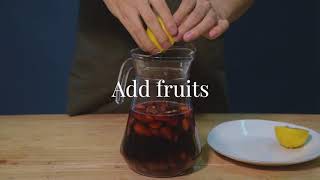 How to make fruity red sangria [upl. by Darelle]