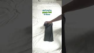 How to fold shirts like Marie Kondo konmarie [upl. by Faires]