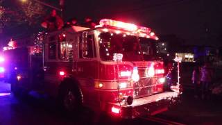 Wallington Fire Departments 2014 Holiday Parade [upl. by Aliza]