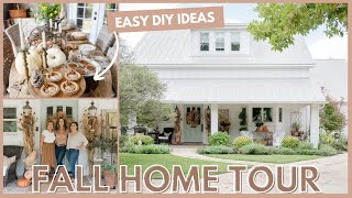 FALL HOME TOUR  DIY Seasonal Decor Ideas with Vintage Home Designs  FARMHOUSE LIVING [upl. by Anuaf797]