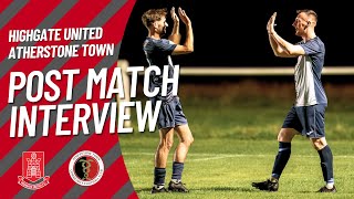 Highgate United  Post Match Interview [upl. by Jany]