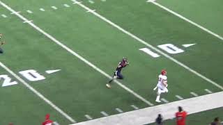 Kahuku QB Maiava 59yard TD pass to Kaniho for the lead [upl. by Ganny]