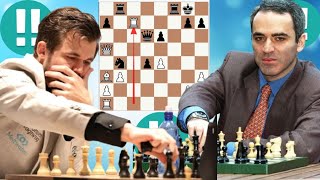 King Kasparov vs Magnus Carlsen 133 [upl. by Dnalyr]