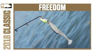 Freedom Tackle Jared Lintner Custom Stealth Swim Jig amp Hydra Swimbait Head  2018 Bassmaster Classic [upl. by Maroney]