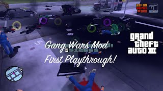 GTA 3 Gang Wars Mod  First Playthrough [upl. by Gunner]