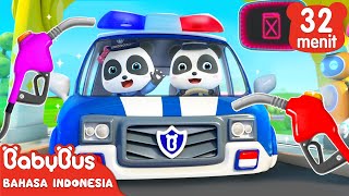 Mobil Polisi Kiki amp Miumiu Datang Untuk Isi Bensin  Lagu Ambulans Anak  BabyBus Bahasa Indonesia [upl. by Ruby]