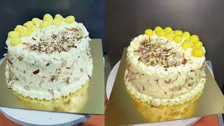 Rasmalai Cake  Simple Decoration  how to make Rasmalai Cake  Eggless Cake [upl. by Stieglitz515]