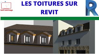 COMMENT RÉALISER DIFFÉRENTS TYPES DE TOITURE SUR REVIT [upl. by Ledarf]