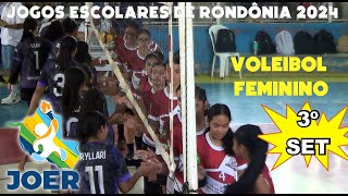 JOER 2024 Volei Feminino CTPMX X Casimiro de Abreu [upl. by Dikmen634]