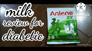 ANLENE MILK 3X LOW FAT MILK REVIEW FOR DIABETIC [upl. by Annauqal621]