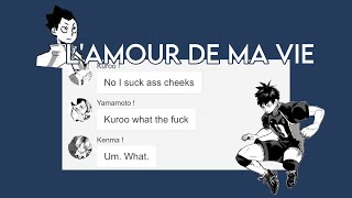 🫐 L’amour de ma vie  Kagdachi lore  PLEASE READ DESC💙  Haikyuuhq texts [upl. by Sapphera]