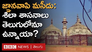 Gyanvapi Masjid జ్ఞానవాపి మసీదు పశ్చిమ గోడలో ఏముంది లోపల తెలుగు శాసనాలు కూడా దొరికాయా BBC Telugu [upl. by Adihsaar121]