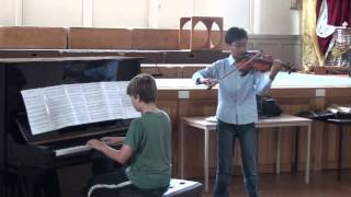 Ashokan Farewell by J Ungar duet  Brendan Chong amp James Hardy violin amp piano [upl. by Halladba]