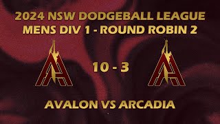 NSWDL Mens 2024  Round Robin  Avalon Assassins vs Arcadia Assassins [upl. by Trub342]