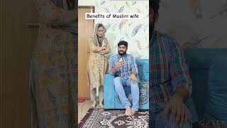 Bach gya🤪hindumuslimmarriagehindumuslimlove comedyfunnyytube husbandwifecomedyytdaily ytshots [upl. by Yendic]