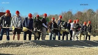 Branchville high school breaks ground on new field [upl. by Minnie]