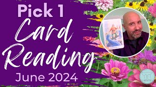 June 2024 Card Reading Choose Number 1 2 or 3 for Your June Messages [upl. by Aihsatan]