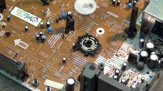 Sanyo VCR mode encoder switch repair [upl. by Lucier156]