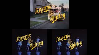 LaverneampShirley Season 8 Intro Comparisons [upl. by Naivad]