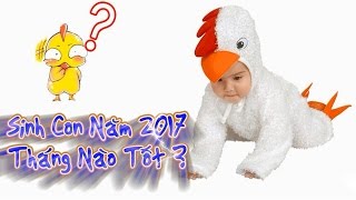 Sinh Con Năm 2017 Tháng Nào Tốt Nhất Trong Năm Đinh Dậu [upl. by Nirrac]