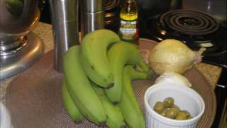 Easy Recipes  Green Bananas in Olive Oil [upl. by Nerti]