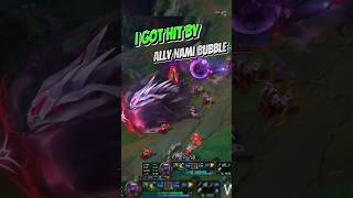 ALLY NAMI BUBBLE HIT ME leagueoflegends twitch streamer clips viral warwick shorts [upl. by Aelam]