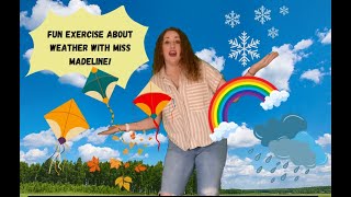 Exercise about weather for kids [upl. by Eelhsa]