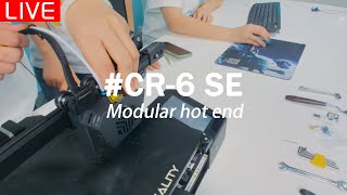 CR6SE Modular Hot end [upl. by Nimesay]