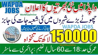 Latest Wapda Jobs 2024  Wapda Paid Internship Program 2024  Today New Govt Jobs 2024 In Wapda [upl. by Iggem602]